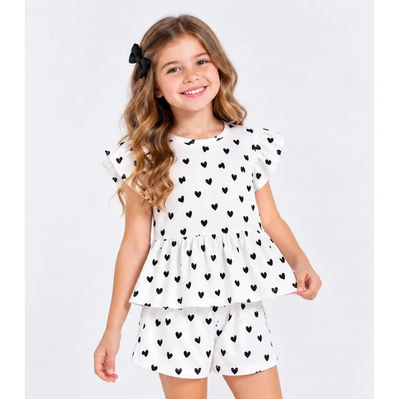 Conjunto Infantil Estampado Select Bege 10