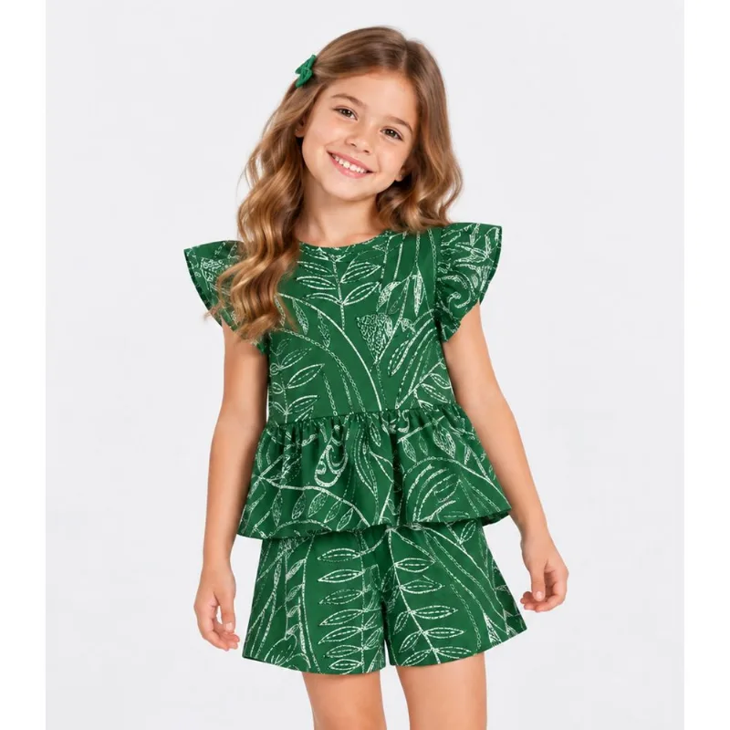 Conjunto Infantil Estampado Select Verde 6