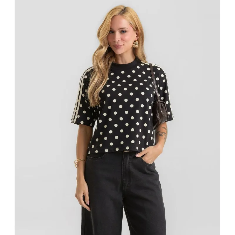 Blusa Feminina com Estampa em Poá Dianna Preto M