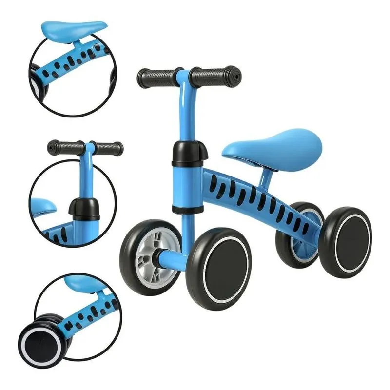 5x Bicicleta De Equilibro Sem Pedal Andador Infantil Para Be