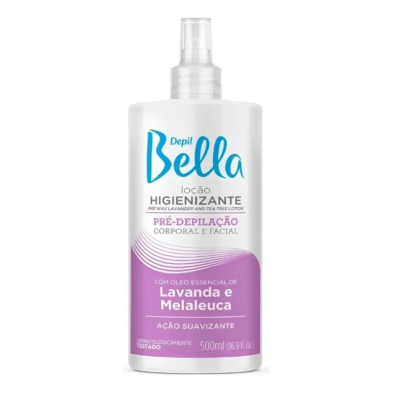 Loção Pré Depilatório Lavanda E Melaleuca 500ml Depil Bella