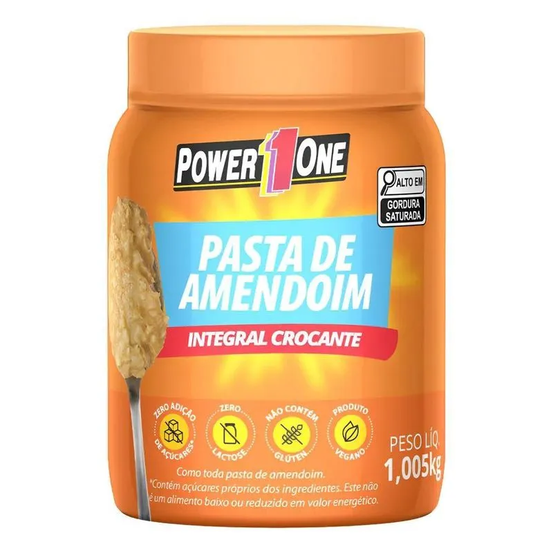Pasta De Amendoim Integral 1kg - Power One