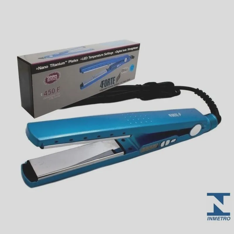 Chapinha Prancha Profissional 4Forte Tecnologia Íon 1 1/4 450ºF Bivolt 110/220V