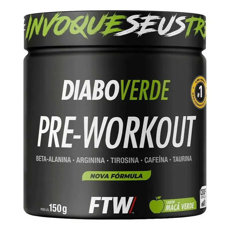 2x Suplemento Em Pó Pre Treino Pre Workout Pote 150g Sabor M