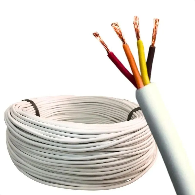 5x 20metros Fio Cabo Manga 4vias Som Automotivo Led Piscina