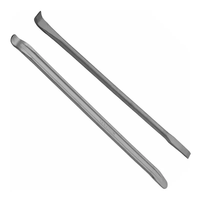 10x Kit Espátula Chata E Redonda Borracheiro 450 Mm Gedore