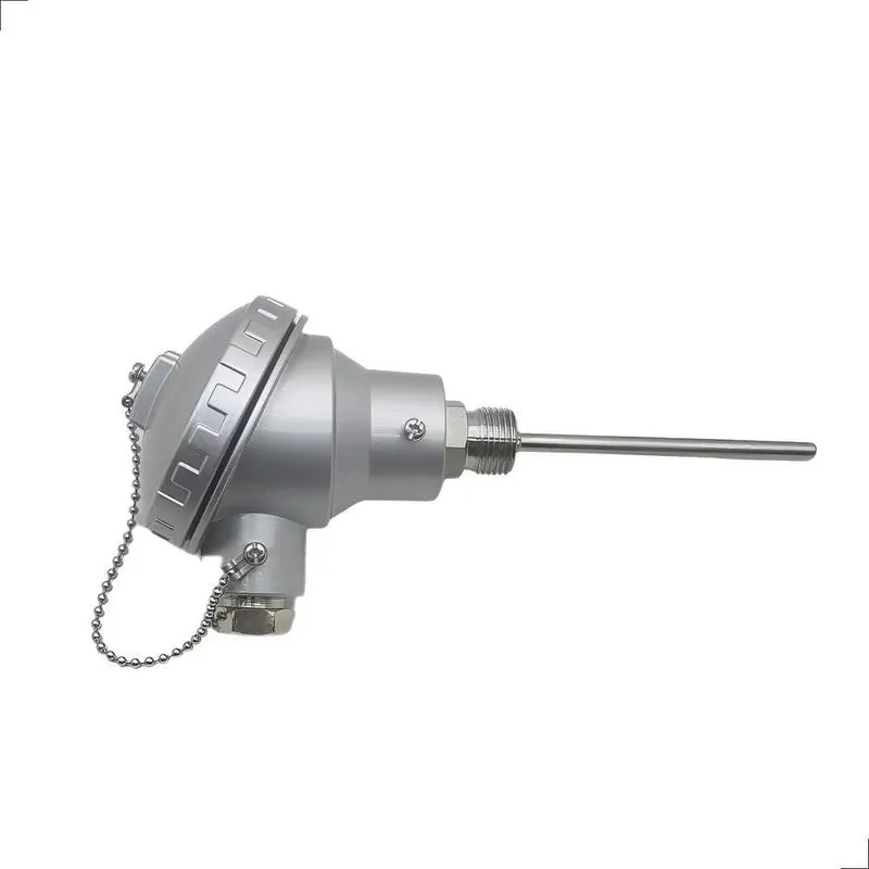 Termopar Pt100 Sensor 3 Fios Cabecote Rosca 1/2 Haste 250mm