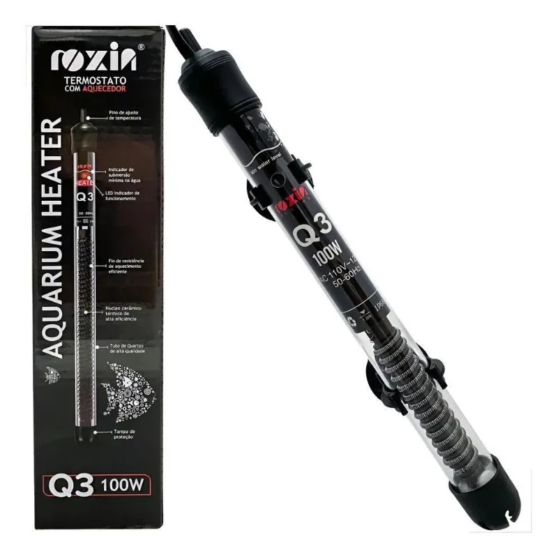 Termostato Com Aquecedor Q3 Roxin 100W