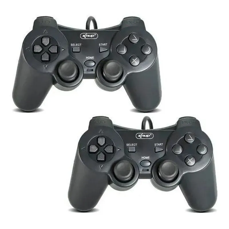 2x Kit2 Joystick Controle Ps2 De Video Dualshock Kp-gm014 Co