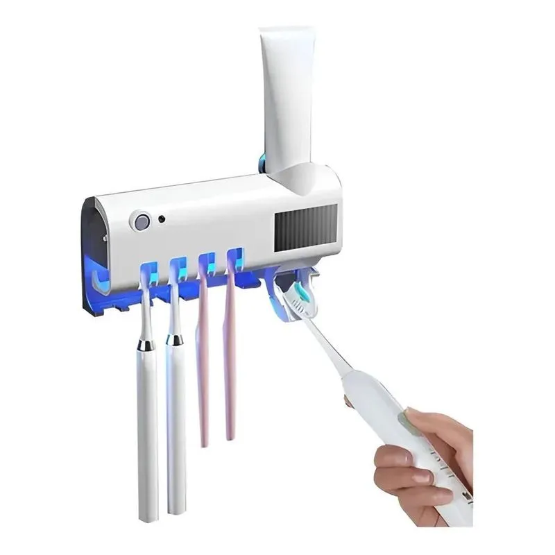 Porta Escova De Dentes Pasta Automatico E Esterilizador Uv