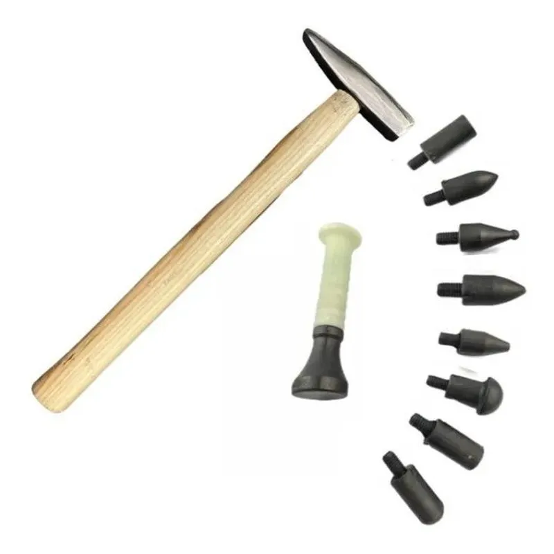 10x Kit Martelinho De Ouro Com 9 Pinos Nylon Technill