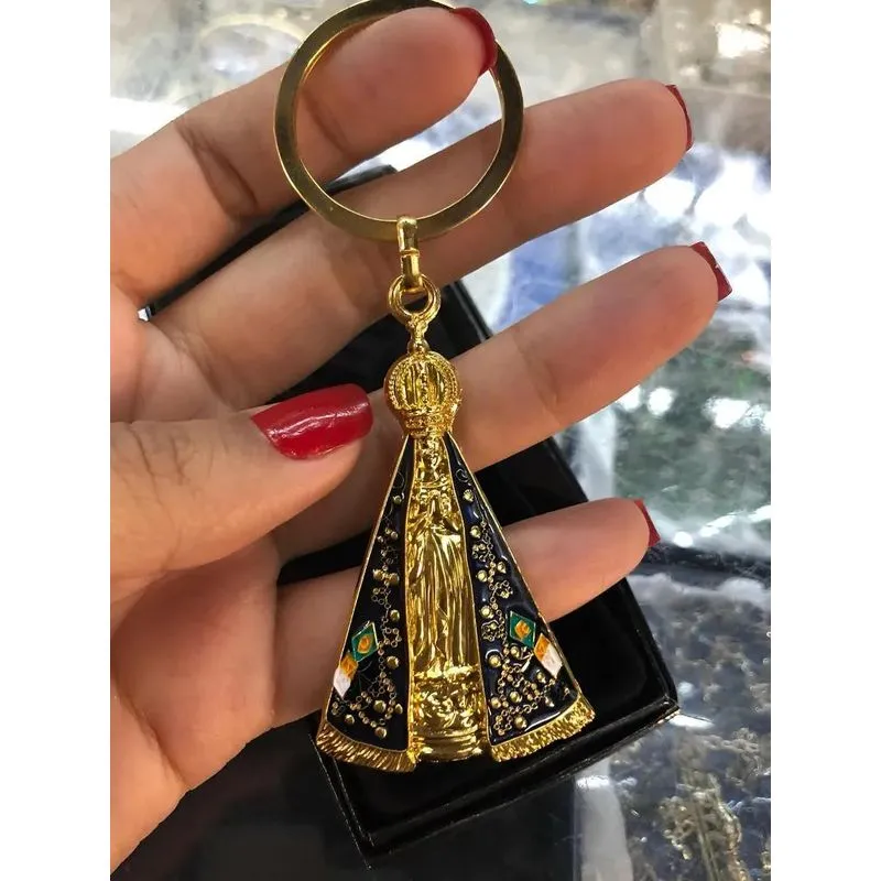 10x Chaveiro Nossa Senhora Aparecida Reforçado