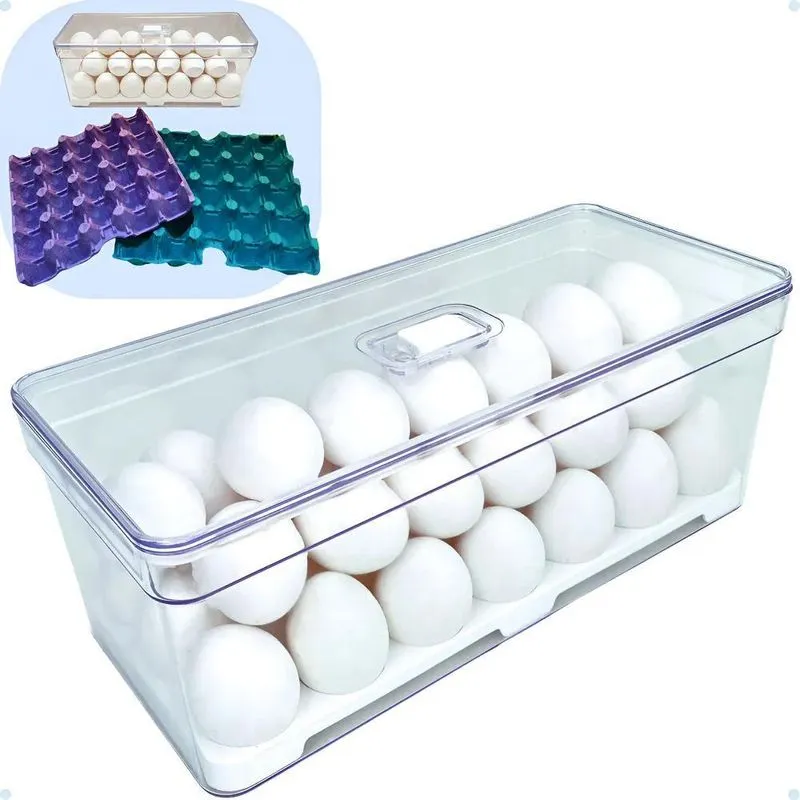 Organizador 40 Ovos Porta Ovos Geladeira Cozinha Acrilico