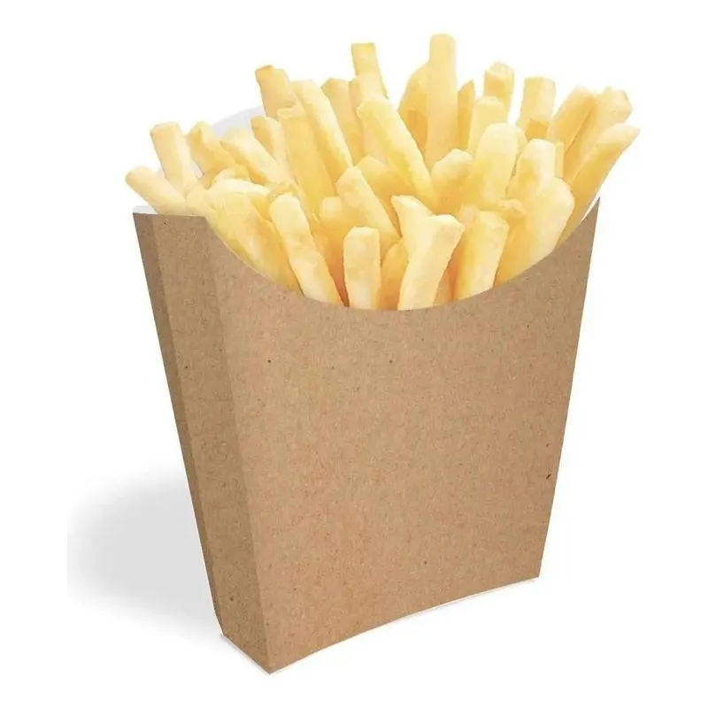 3x Caixinha Para Batata Frita - Kraft - 100un