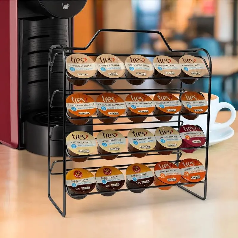 Suporte Porta 40 Cápsulas Café 3 Corações Recepção Cozinha C