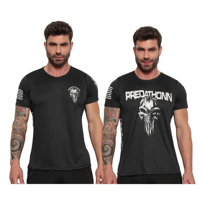 Kit 2 Camisa Camiseta Para Treino Musculação Ac Preto M