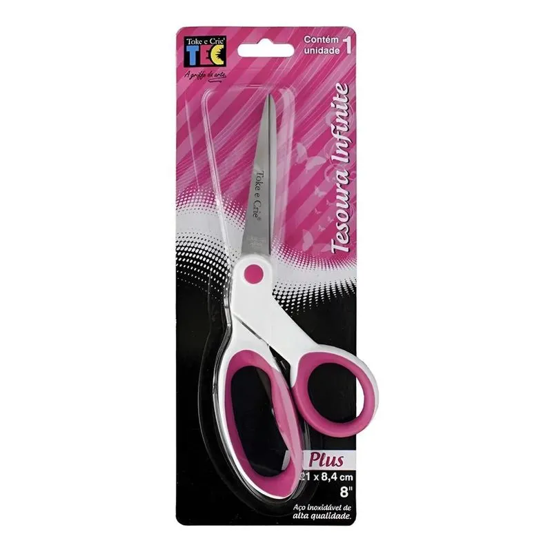 Tesoura Infinite Plus Toke E Crie Plus - 17519 - Tes008