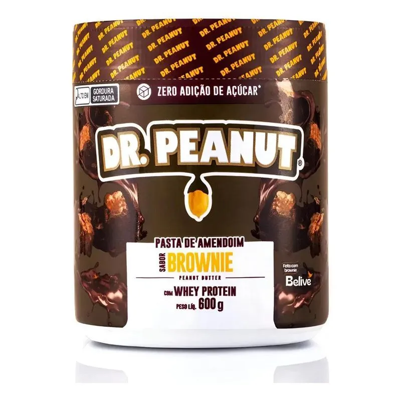 Pasta De Amendoim Dr Peanut Novos Sabores Brownie De Chocolat