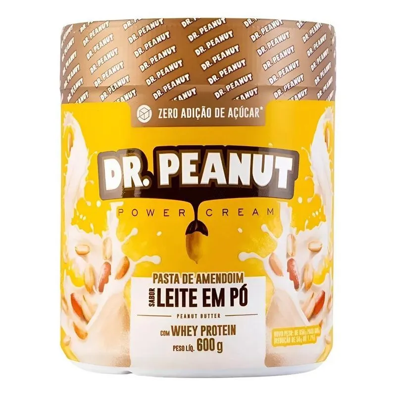 Pasta De Amendoim Dr Peanut Novos Sabores Whey Go Leite Em P