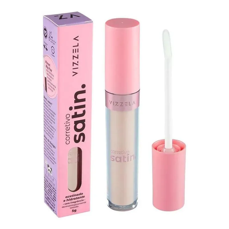 Corretivo Líquido Satin 5g Vizzela Vegan 1