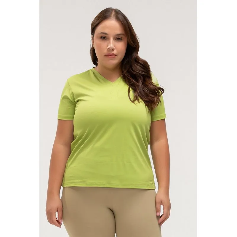 T-SHIRT PLUS SIZE SLIM SOUL - PRIMAVERA VERÃO 26/27 - WASABI G/L