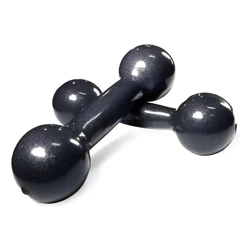 Halteres Emborrachados 2 Kg Par Fitness Peso De Academia - P