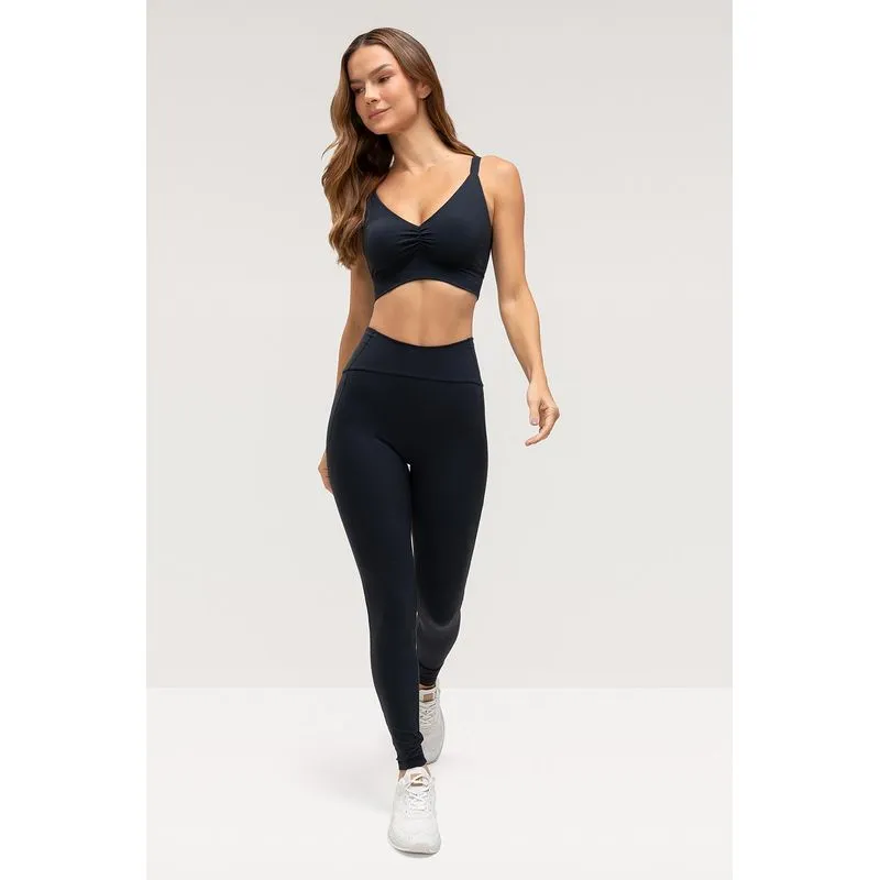 LEGGING FORGE COM BOLSO - PRIMAVERA/VERÃO 26 - PRETO M/M