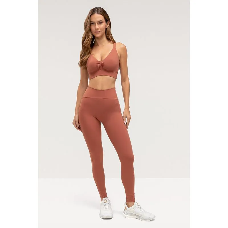 LEGGING FORGE COM BOLSO - PRIMAVERA/VERÃO 26 - CINNAMON P/S