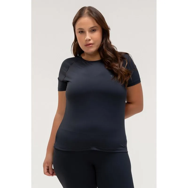 BLUSA BASIC PLUS - PRIMAVERA/VERÃO 26 - PRETO M/M
