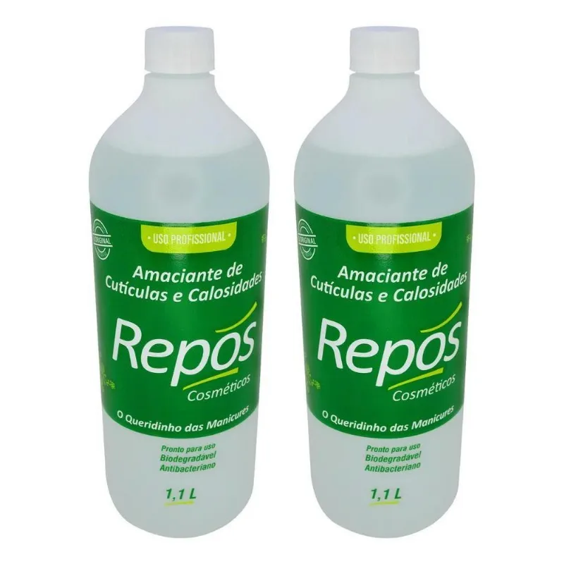 2x Kit 2 - Amaciante De Cutículas 1,1l Repós