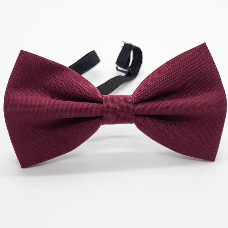 Gravata Borboleta Social Oxford Fosco Premium In Marsala