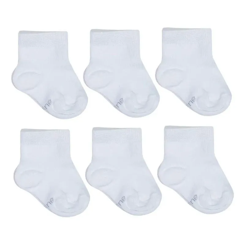 2x Meias Para Bebê Menina E Menino Kit 6 Pares - 0 A 12 Mese