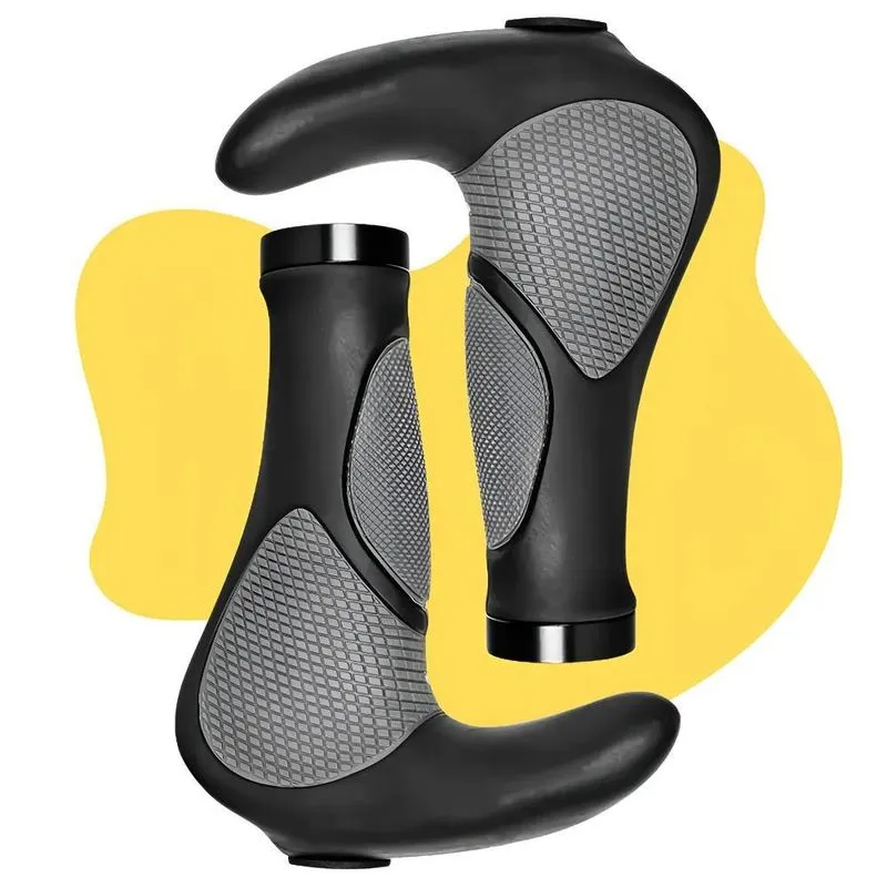 Manopla De Bike Com Bar End Trava Modelo Ergonômica Confortá