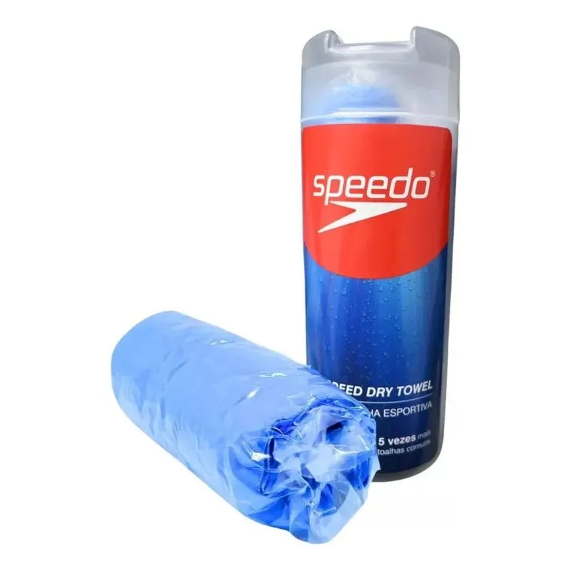 Toalha Secagem Rápida Speedo Speed Natação Esport Azul