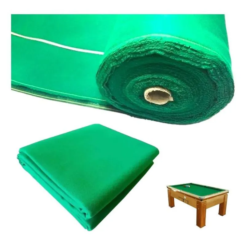 Tecido Pano Mesa Bilhar Sinuca Snooker 1,15 M X 1,85 M