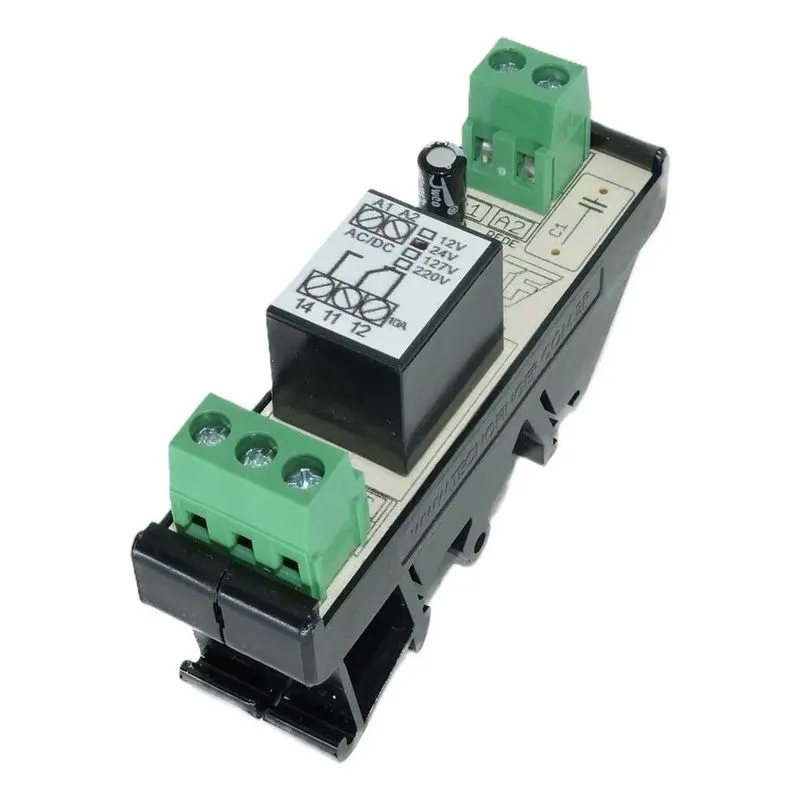 3x Relé Acoplador Borne Interface 5v, 12v, 24v, 127v E 220v