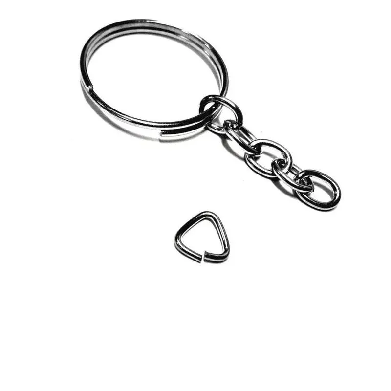 2x Argola P/chaveiro 22+cte1,2mm100pç Cod1135+elo Triâng 6mm