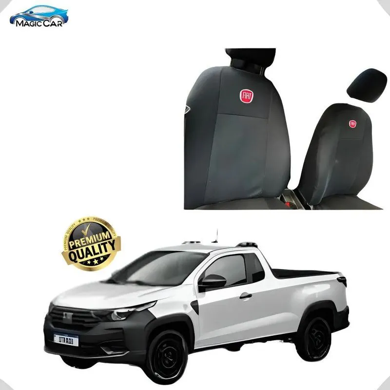 Capa Para Banco Tecido Fiat Strada Cabine Simples