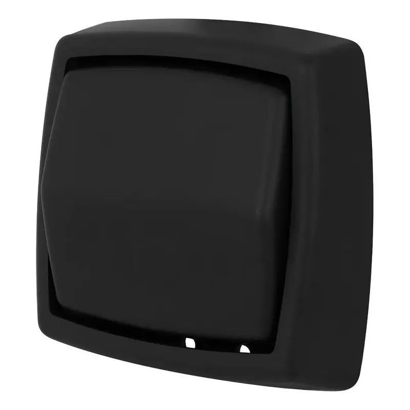 3x Acabamento Para Válvula De Descarga Hydra Max Preto Fosco