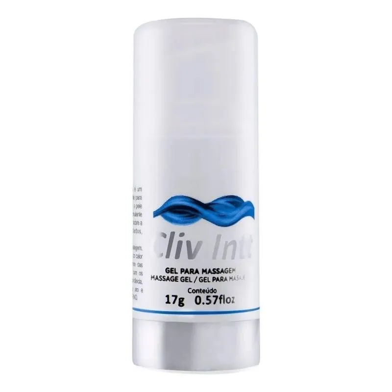5x Cliv Intt Gel Extra Forte 17g Lubrificante Íntimo Dessens