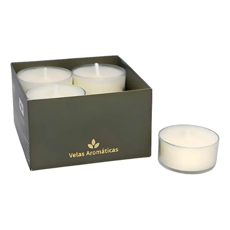 4 Mini Velas Aromáticas Premium Lavanda Velitah Brasil