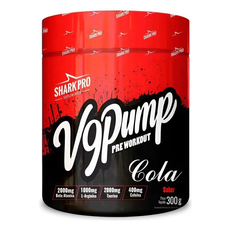 V9-pump Pre Workout - 300g Cola - Shark Pro