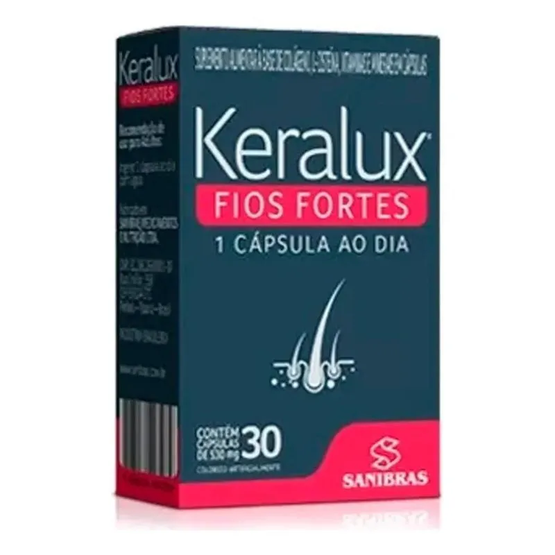 2x Keralux - 530mg (30 Caps) - Sanibras Sabor Sem Sabor