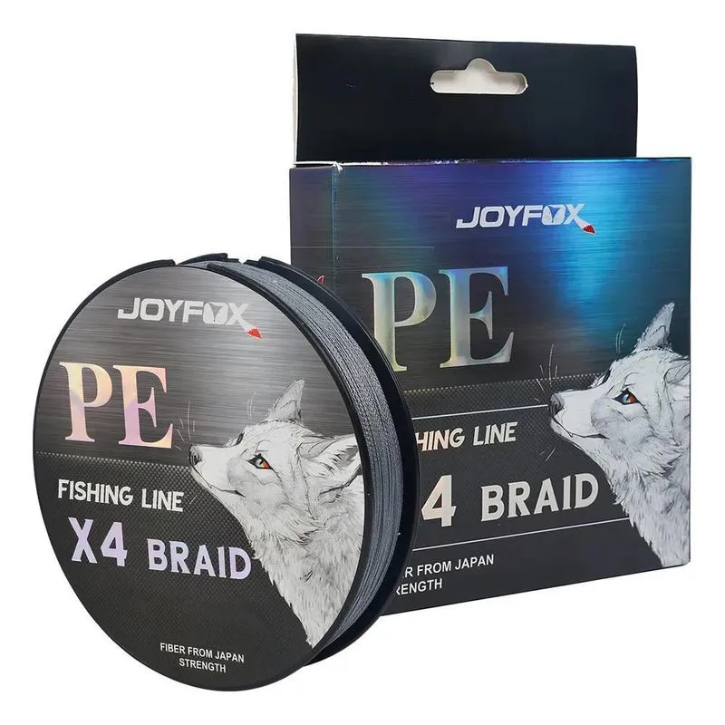 Linha Pesca Joyfox Multifilamento Cinza 300m 4x 0.261mm 30lb