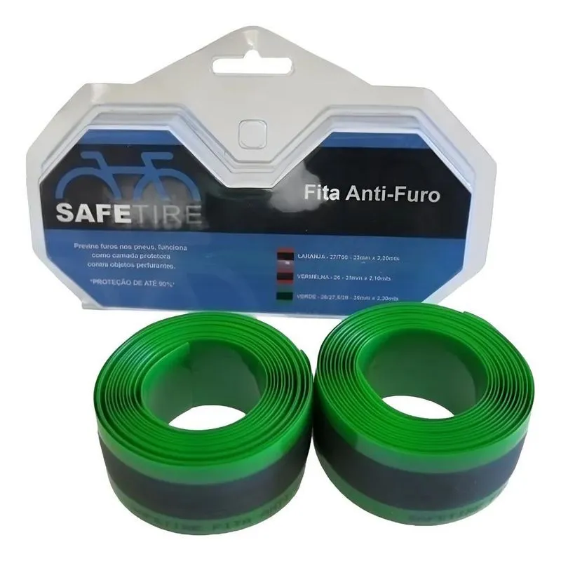 Fita Anti Furo Pneu Aro 29 27.5 26 Safetire 35mm Bike (par)