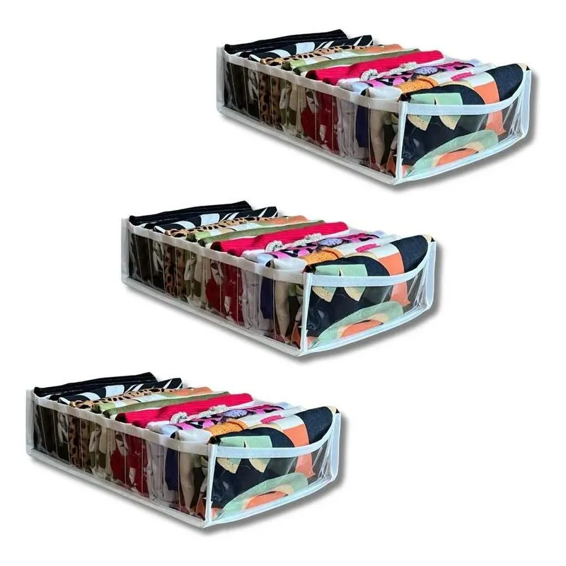5x 3 Colmeia Organizadora Camiseta Gaveta Organizador Camisa
