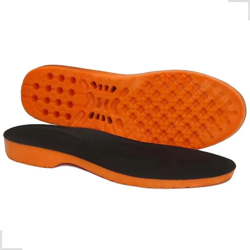 Palmilha Gel Anatômica Comfort Levi Bota Preto-laranja 43