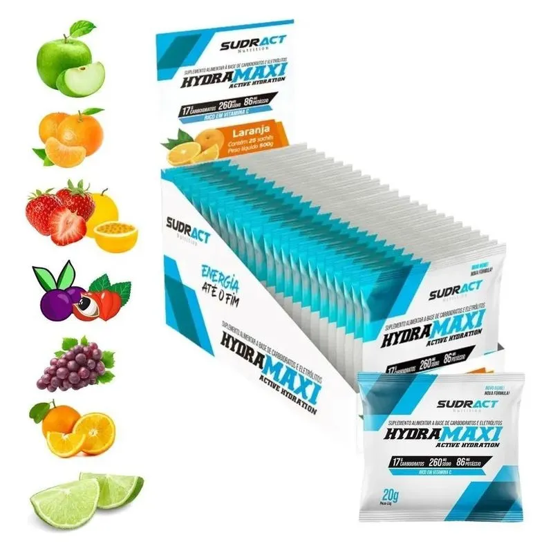 Repositor Isotônico Hydramaxi 25 Saches De20g Sudract Laran