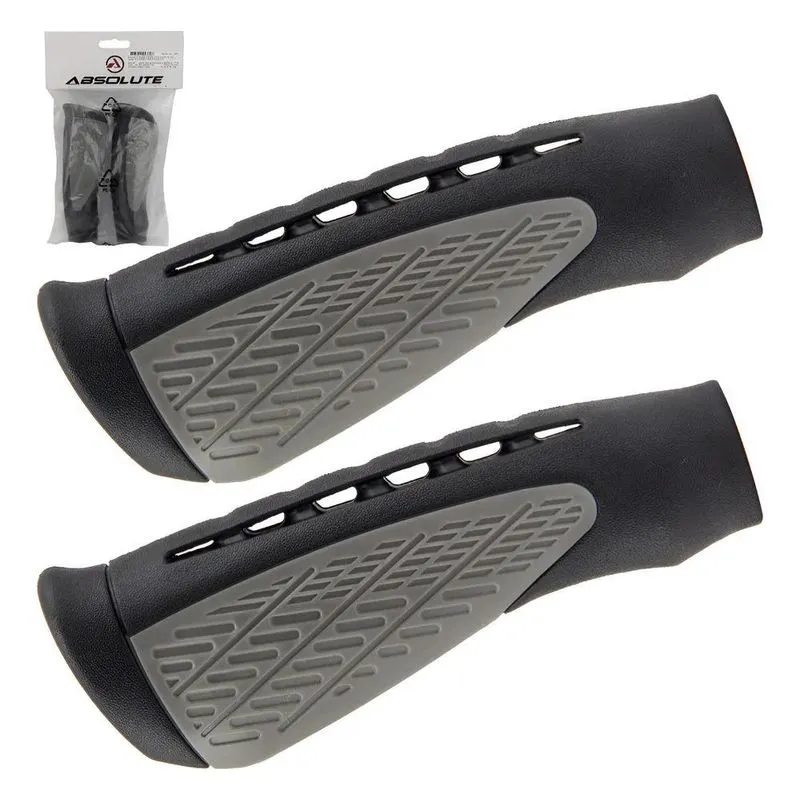 Par De Manoplas Ergonômica 140 Mm Bike Ciclismo Absolute Cor