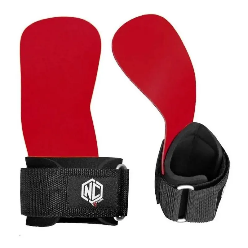 3x Luva Hand Grip Cross Training Fit Vermelha Palmar Nc Extr